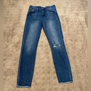 Altard State womens skinny jeans dark washed